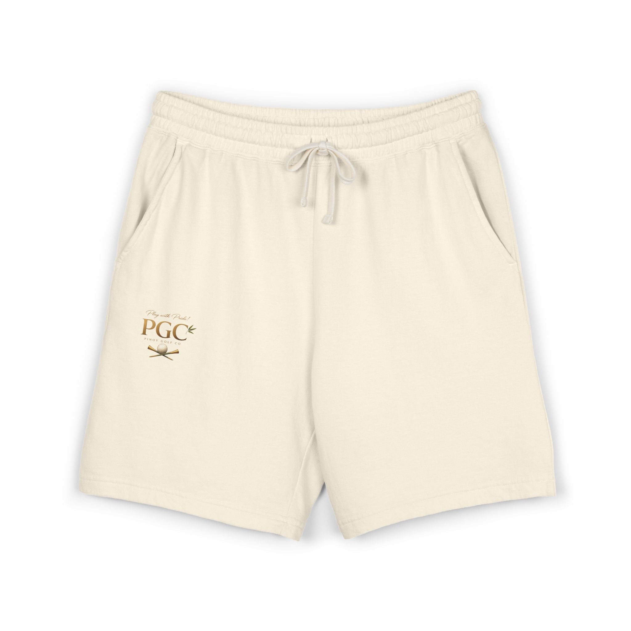 Lightweight Fleece Sweat Shorts — Minimal Pocket Moon Logo