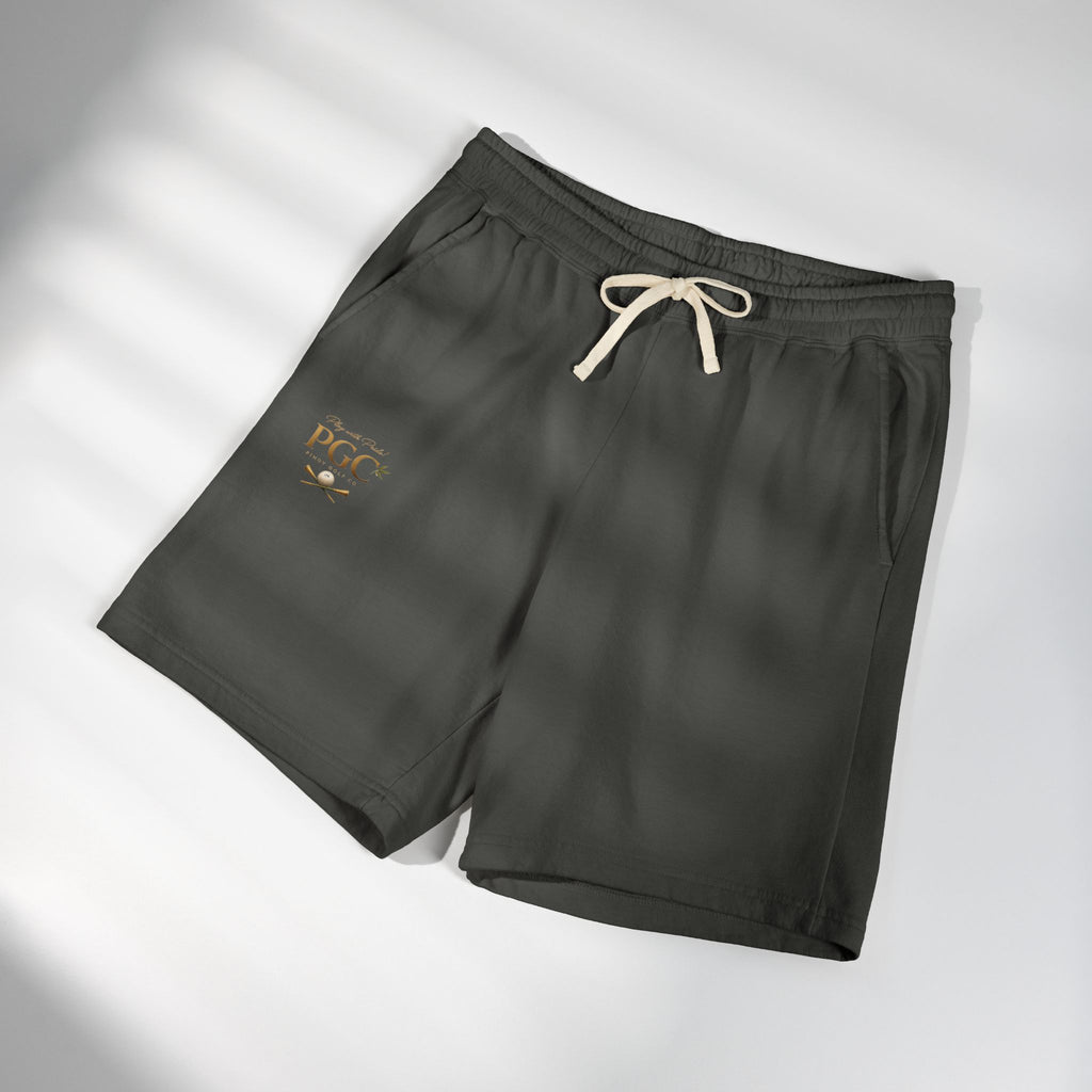 Lightweight Fleece Sweat Shorts — Minimal Pocket Moon Logo