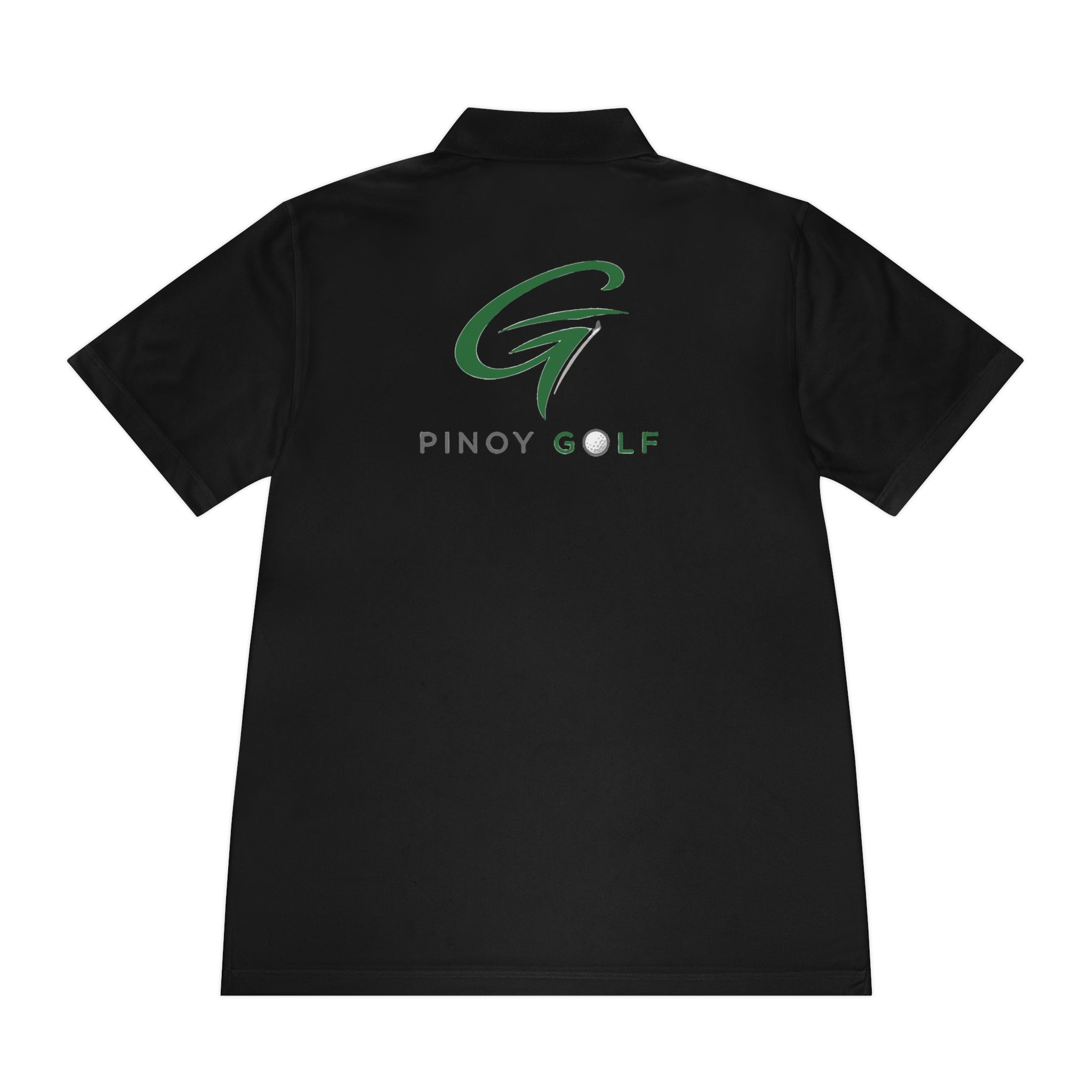 Pinoy Golf Logo Men's Sport Polo — Performance Golf Shirt