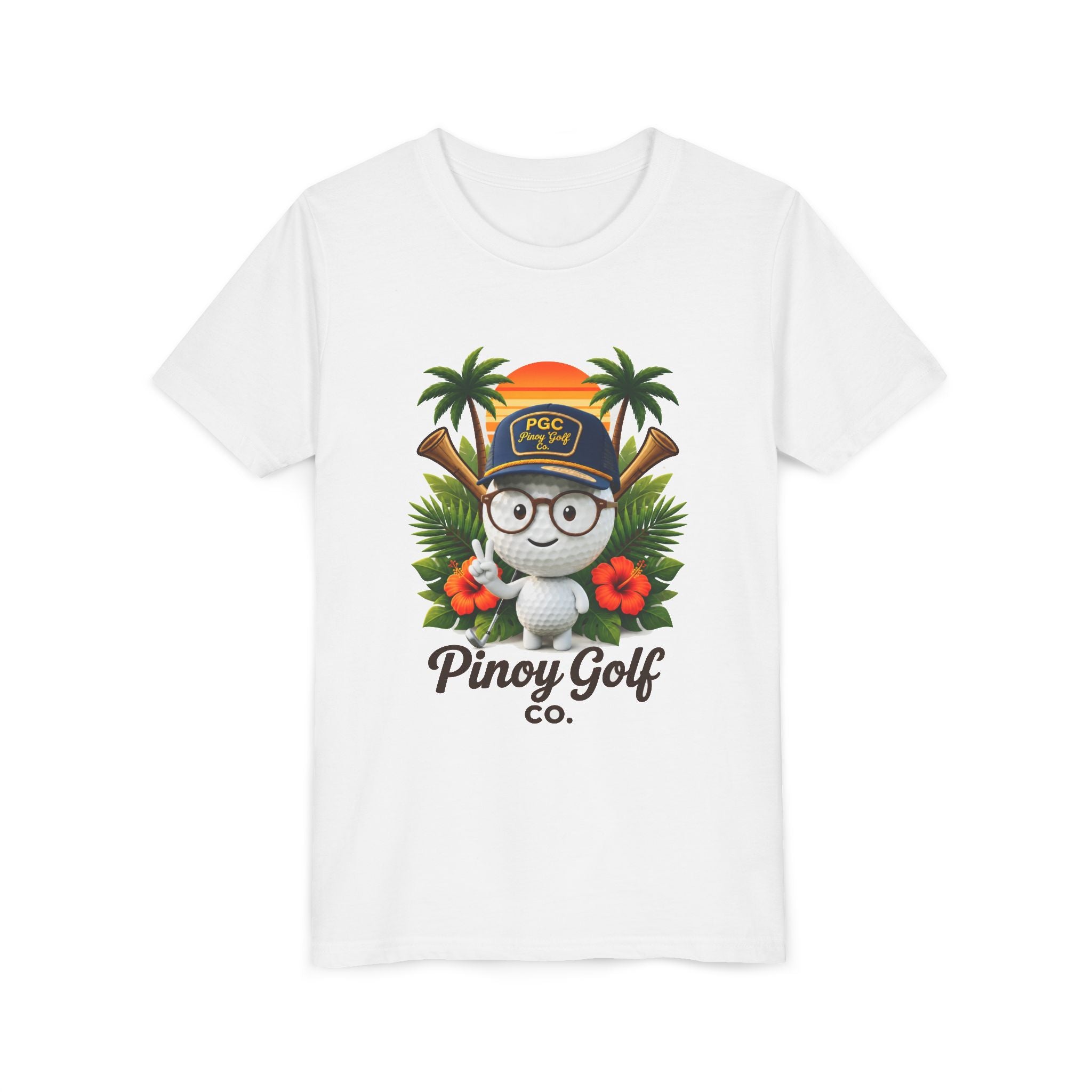 Pinoy Golf Co. Youth Tee | PGC Mascot Kids T-Shirt