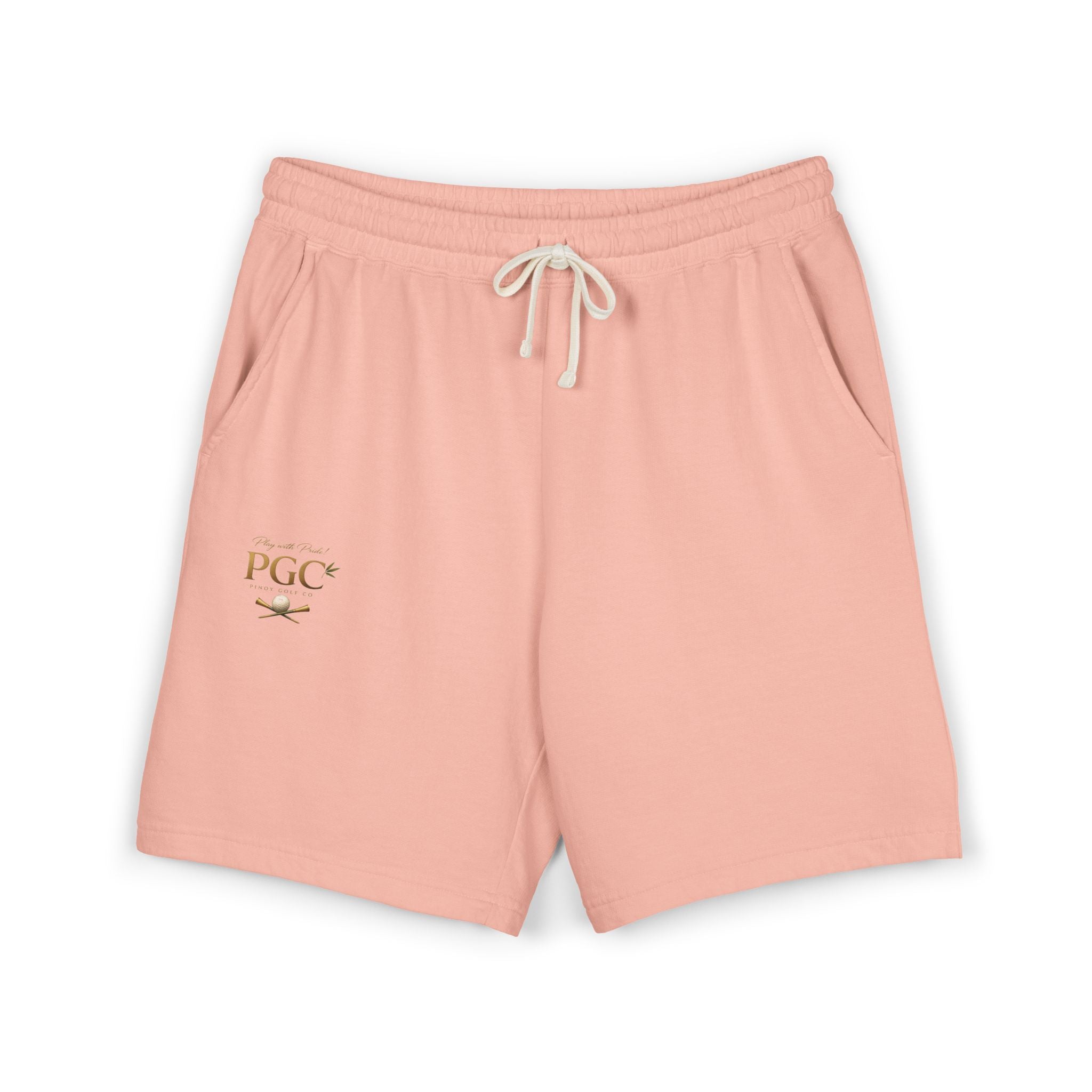 Lightweight Fleece Sweat Shorts — Minimal Pocket Moon Logo