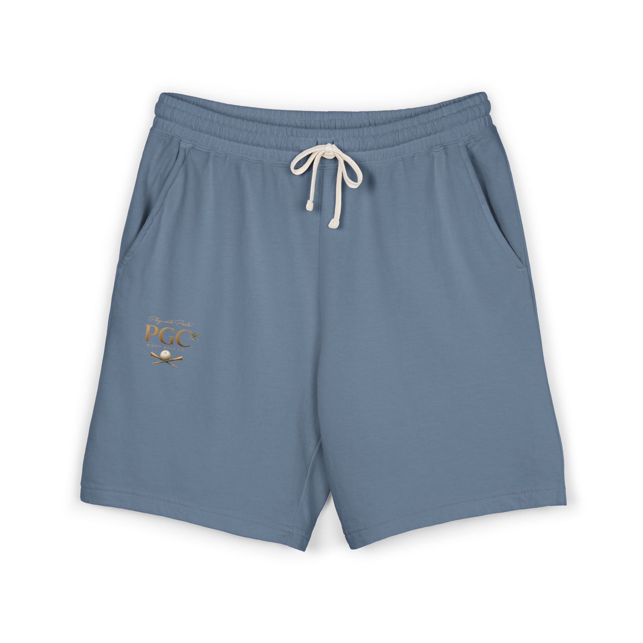 Lightweight Fleece Sweat Shorts — Minimal Pocket Moon Logo