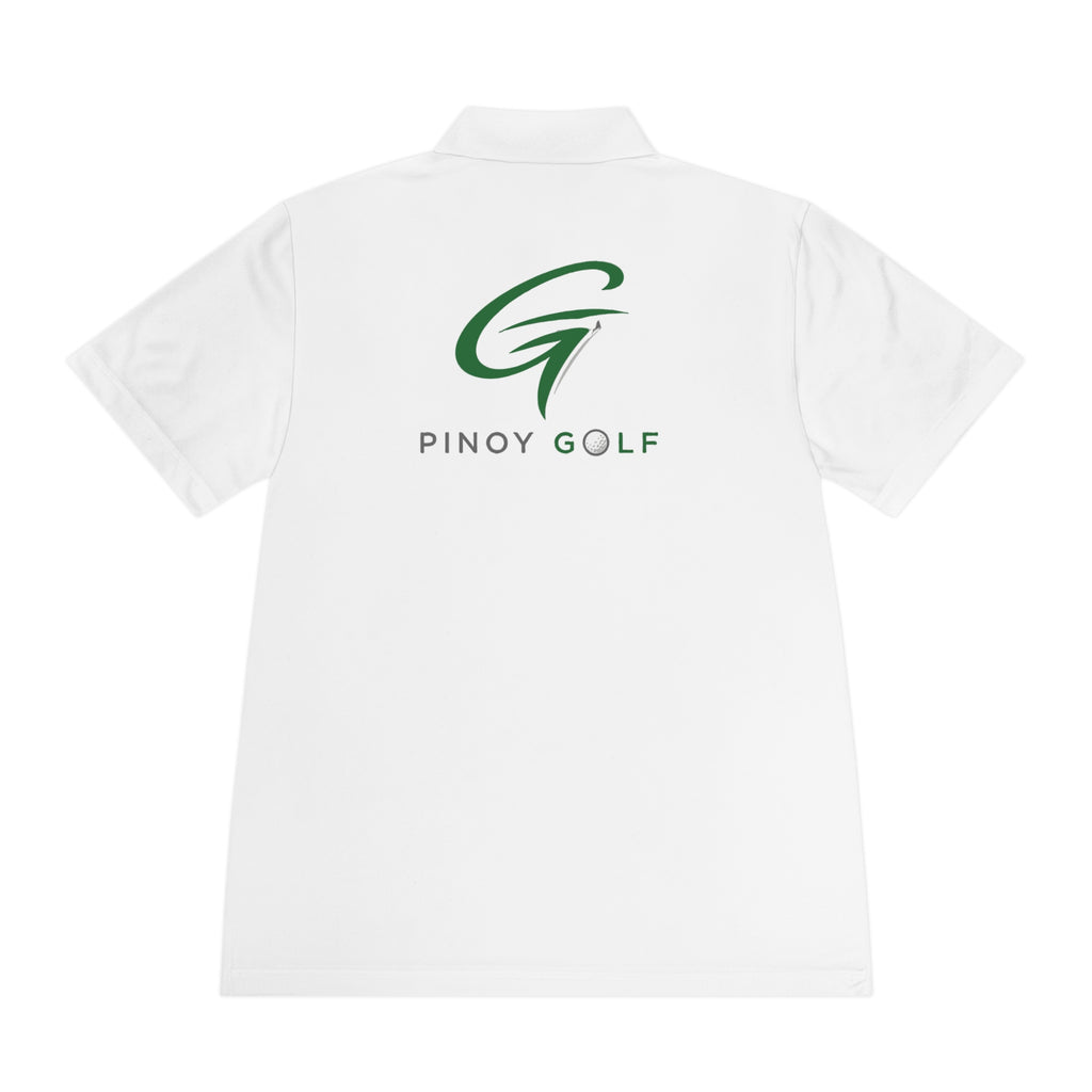 Pinoy Golf Logo Men's Sport Polo — Performance Golf Shirt