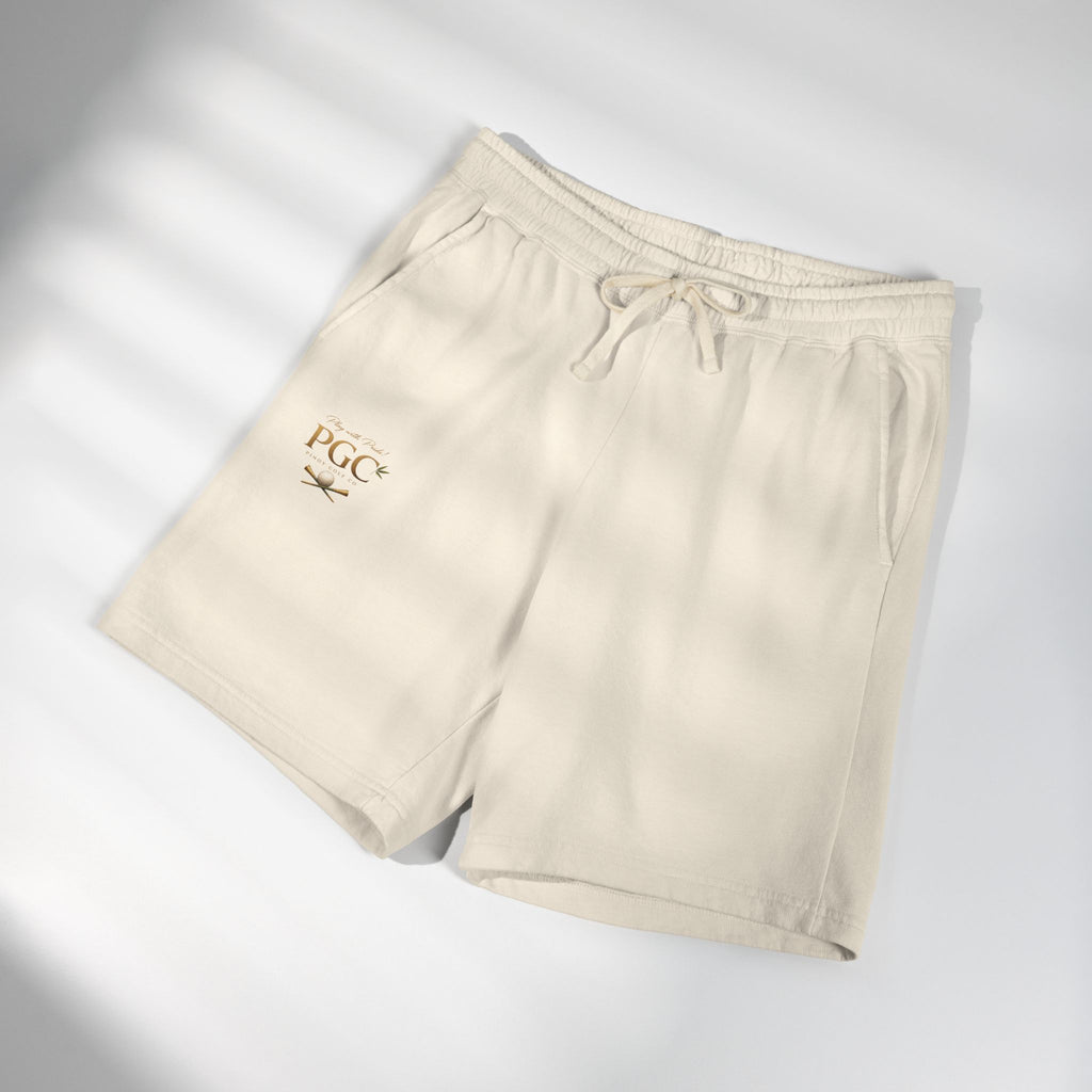 Lightweight Fleece Sweat Shorts — Minimal Pocket Moon Logo