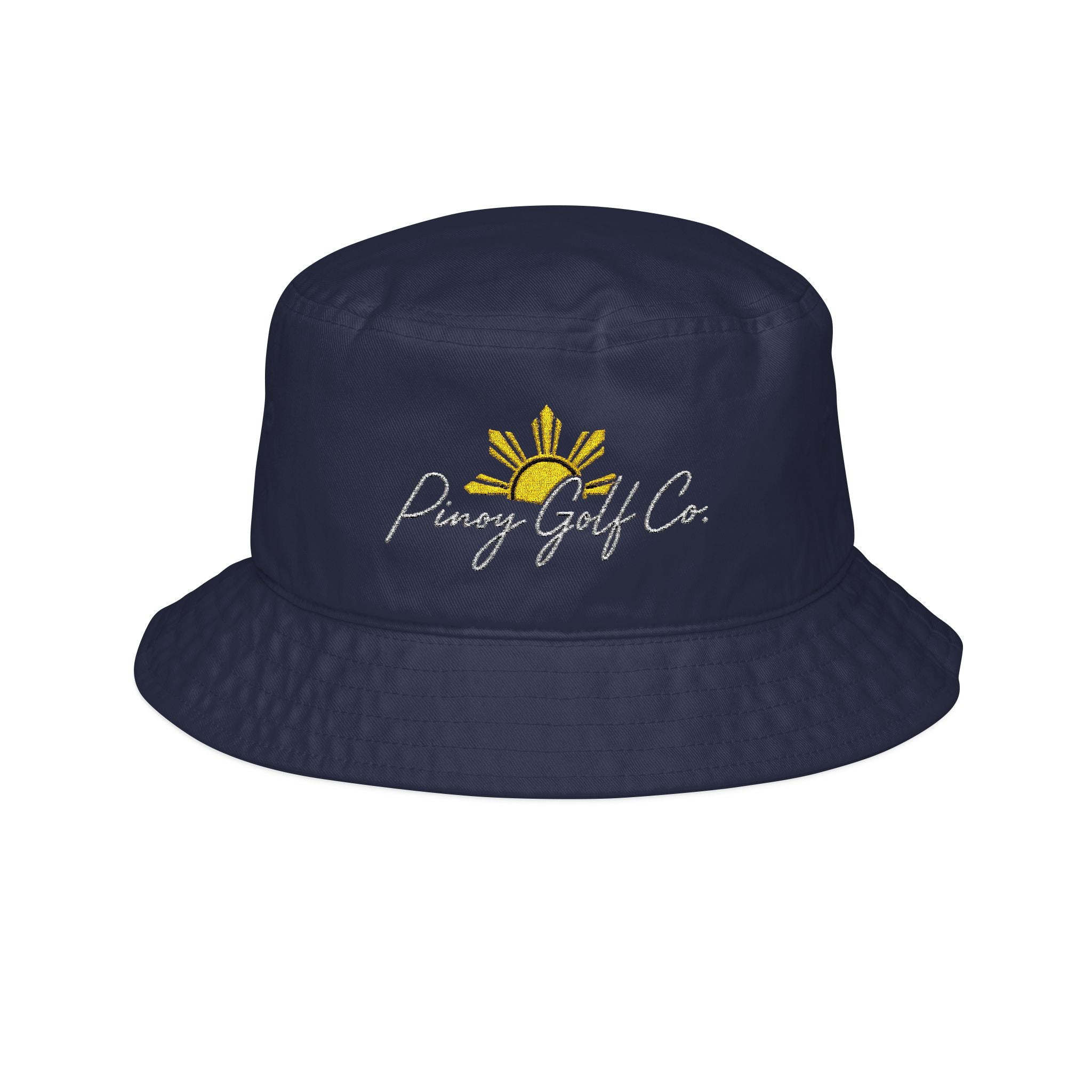 Bucket Hat — 'Poppy Girl Co.' Embroidered Sunflower Logo