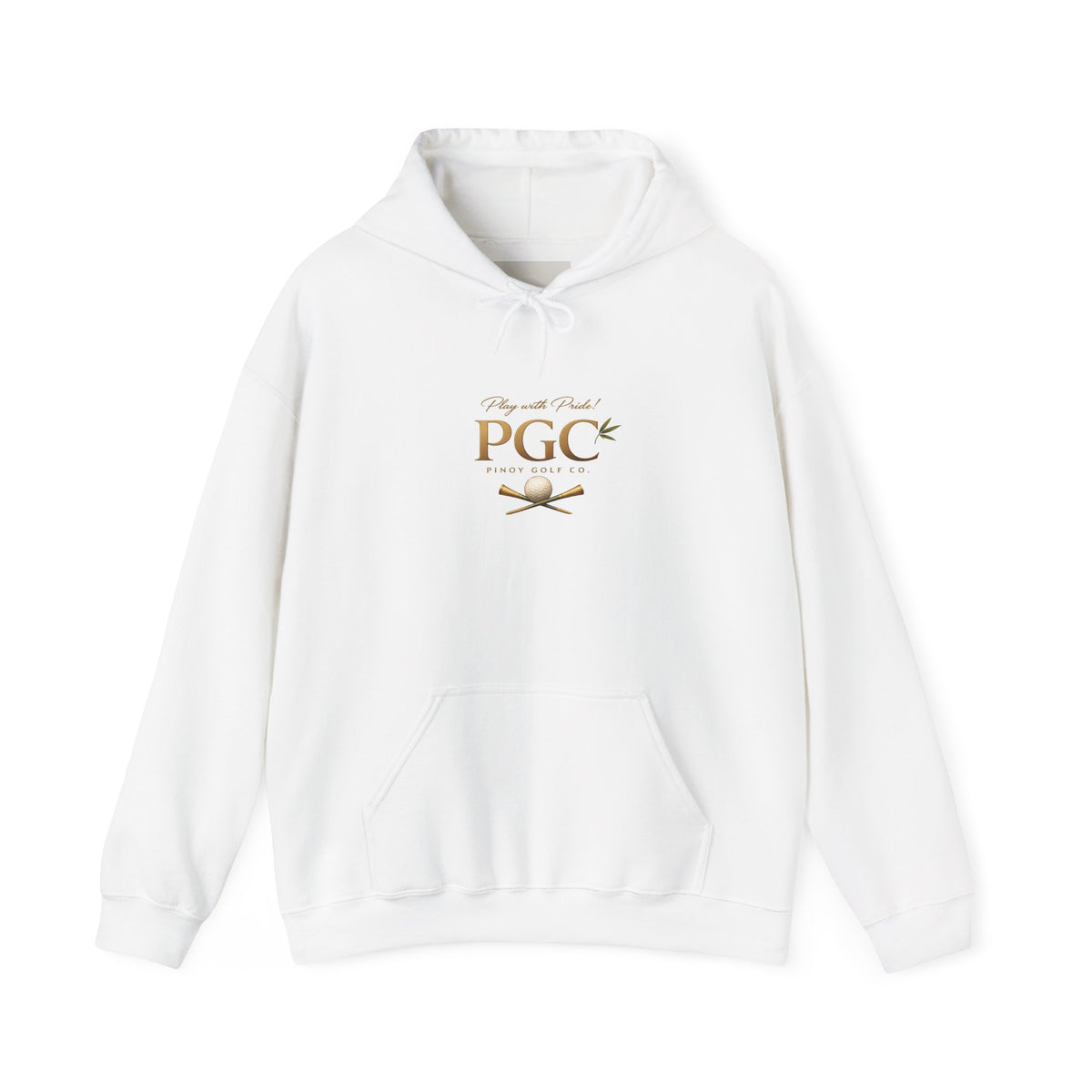 PGC Logo Hoodie – Minimalist Gold Crest Pullover