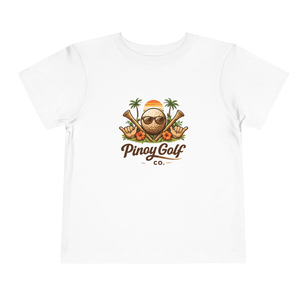 Toddler Tee — "Pinoy Golf Co." Tropical Kid's Golf Shirt