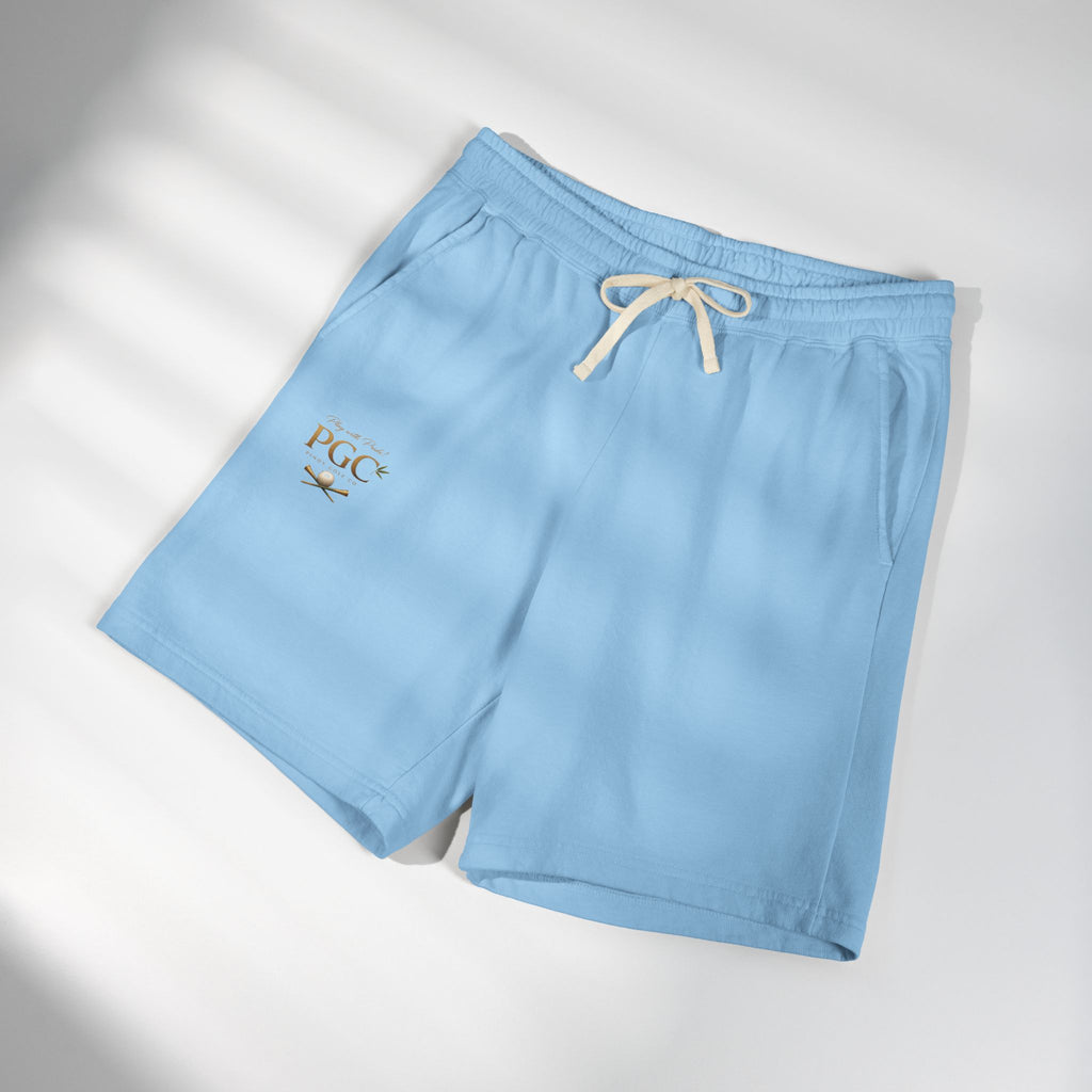 Lightweight Fleece Sweat Shorts — Minimal Pocket Moon Logo