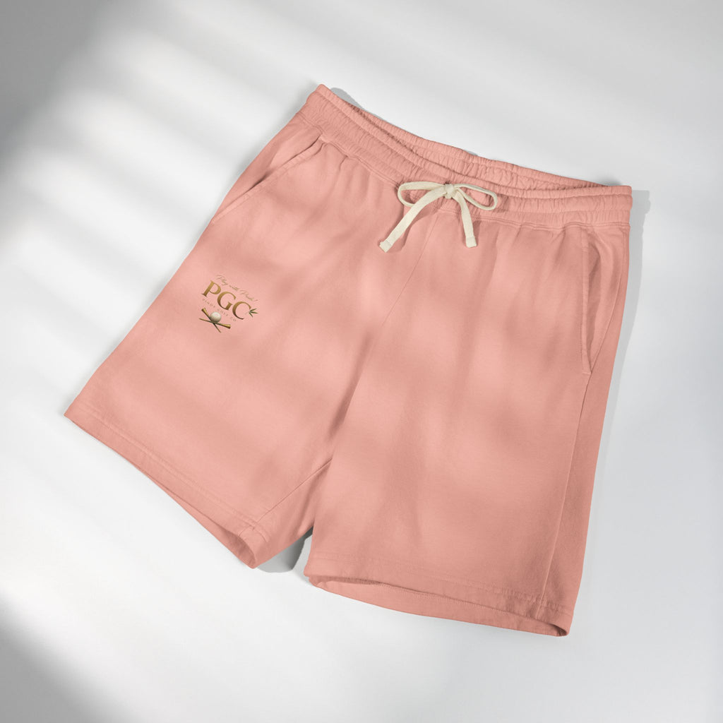 Lightweight Fleece Sweat Shorts — Minimal Pocket Moon Logo