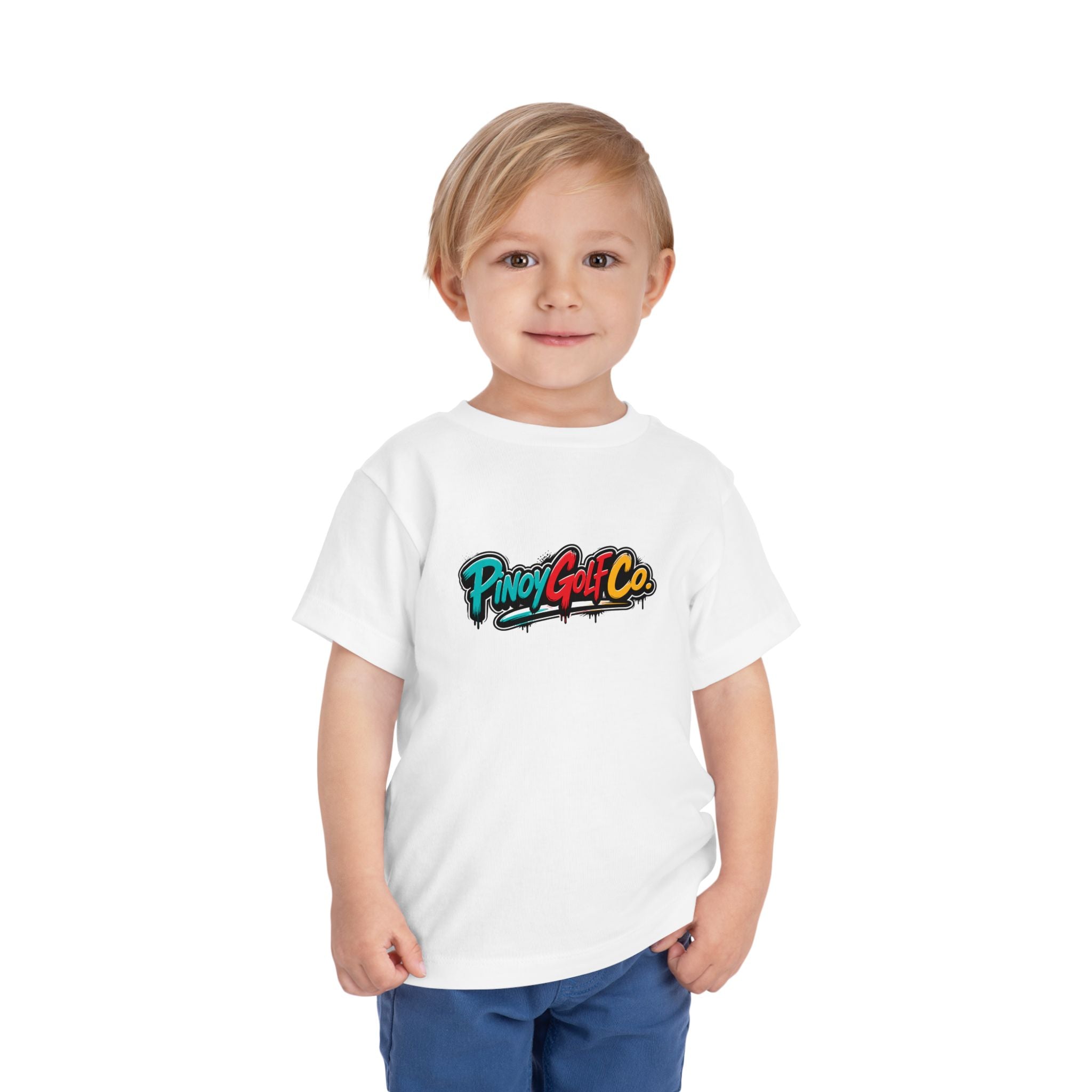 Pinoy Golf Co. Toddler Tee — Colorful PGC Logo Kids Shirt
