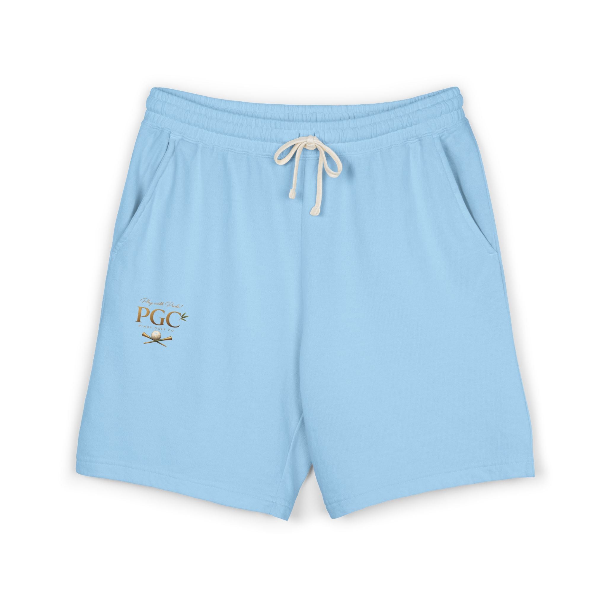 Lightweight Fleece Sweat Shorts — Minimal Pocket Moon Logo