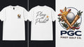 PGC Pinoy Golf Co. "Play with Pride" White T-Shirt