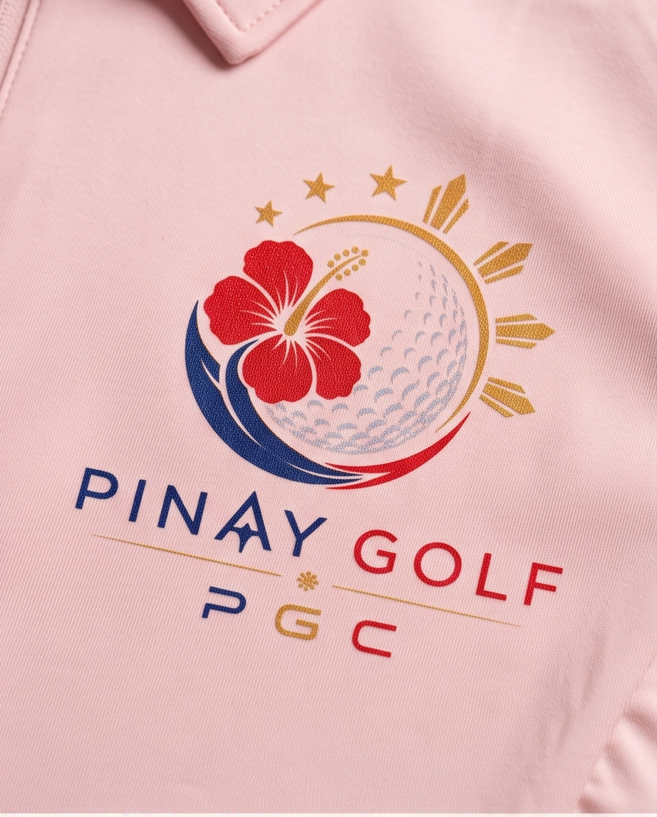 Pinay Golf Sleeveless Polo - Pink