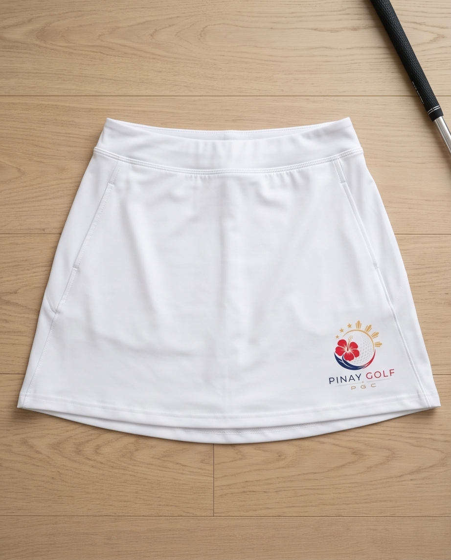 Pinay Golf Performance Skort - White