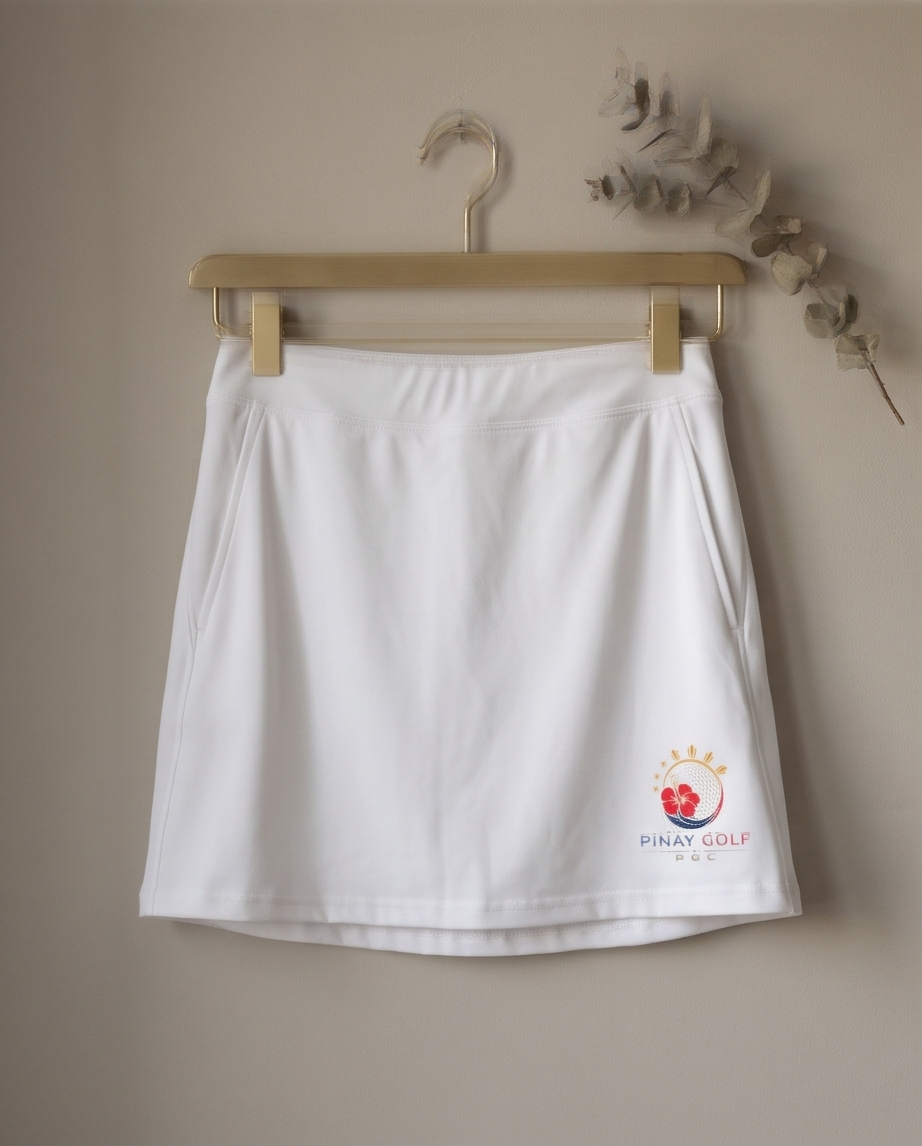Pinay Golf Performance Skort - White