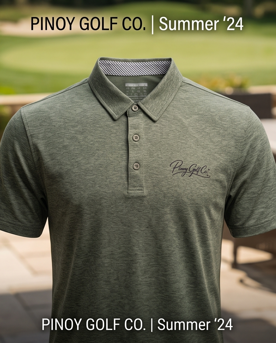 PGC Olive Performance Polo