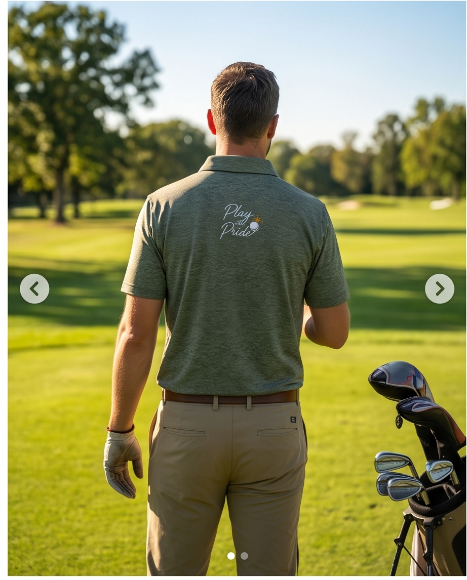 PGC Olive Performance Polo
