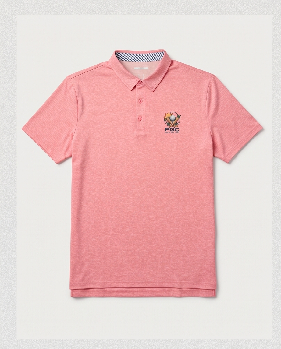 Heritage Crest Performance Polo - Coral