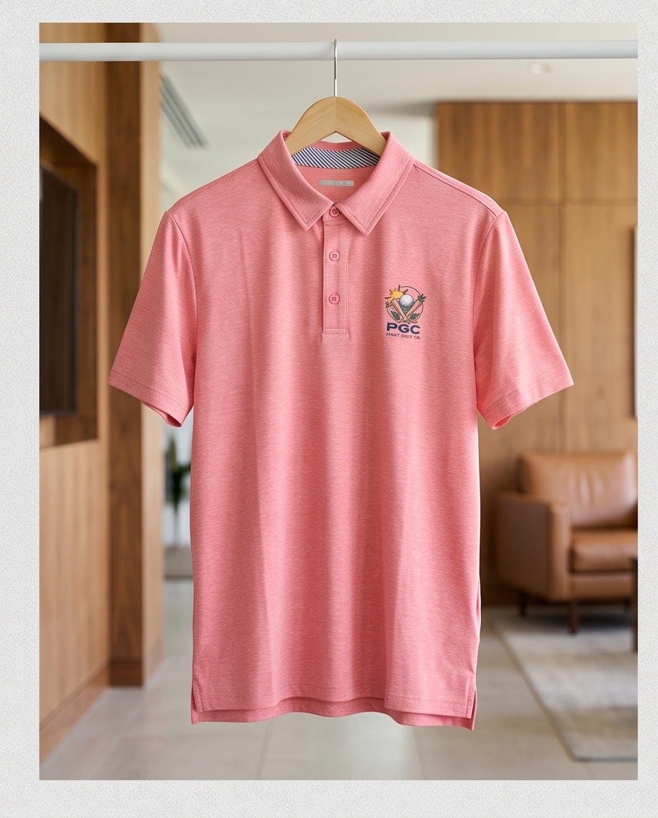 Heritage Crest Performance Polo - Coral