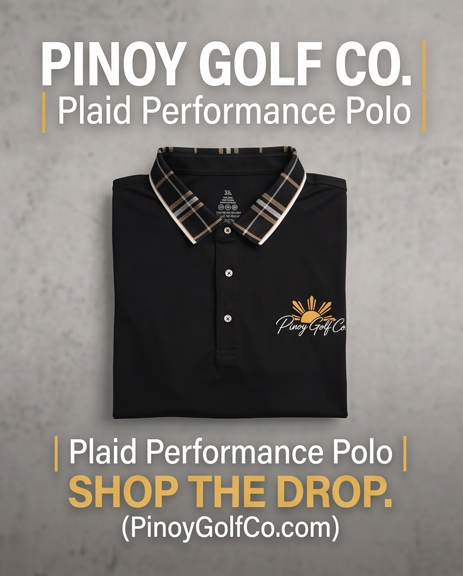 PGC Plaid Performance Polo